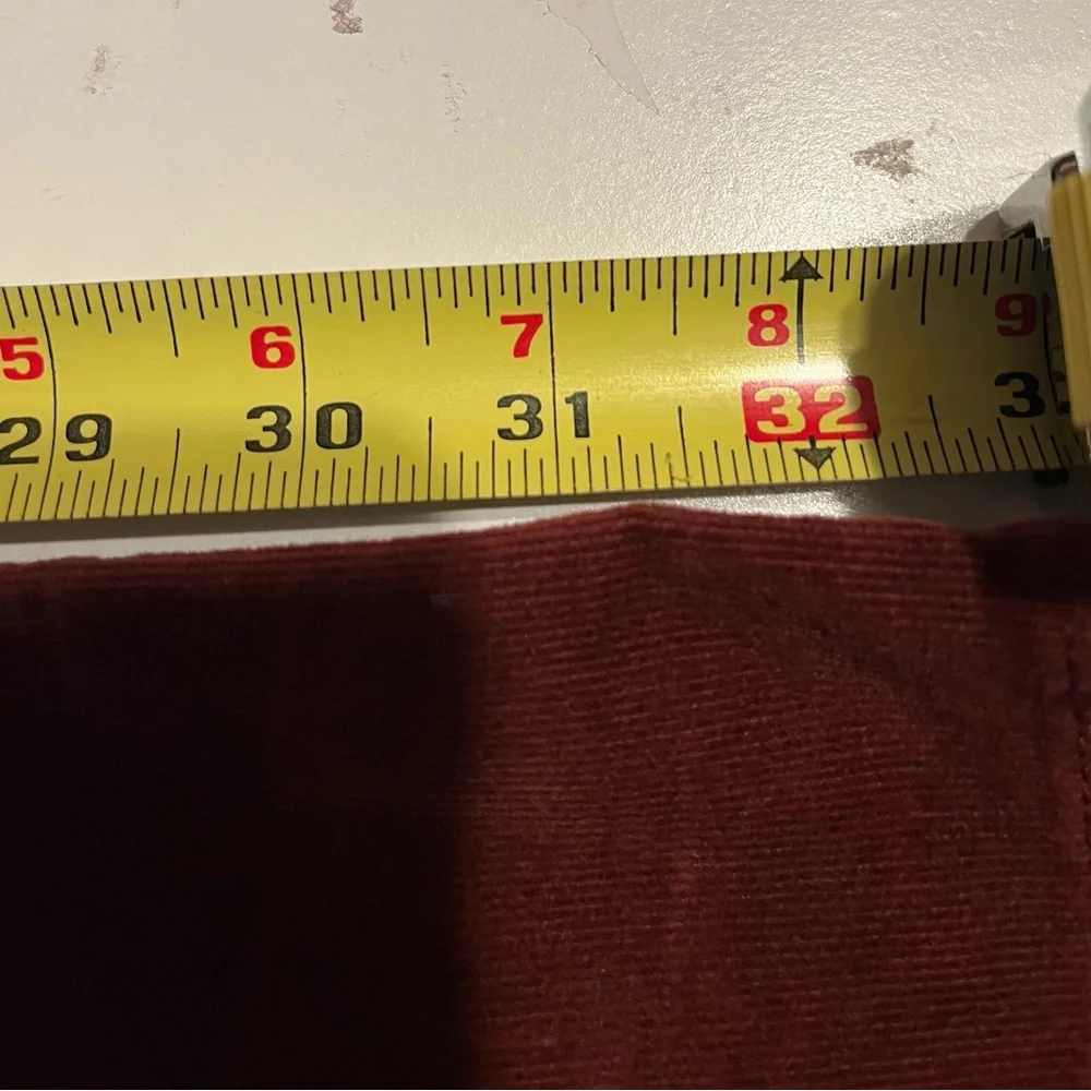 Women’s Kut from the Kloth Karen Corduroy Baby Bootcut pants Burgundy Wine 8